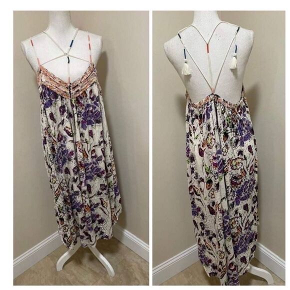 Free People Garden Party Maxi Top Size M - Picture 3 of 8